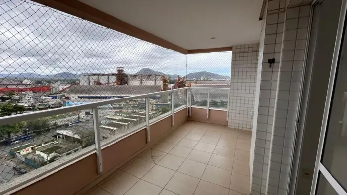 Apartamento Locação com 3 Dormitórios e 2 Vagas - Vila Marina - Santos / Ponta da Praia