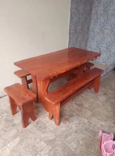 mesas rústicas no precinho