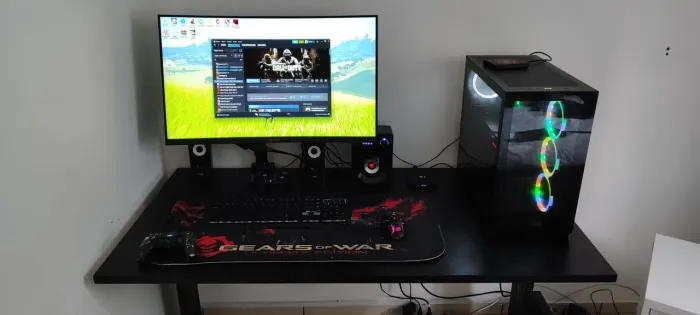 Pc gamer mesa mais monitor 31,5 polegadas