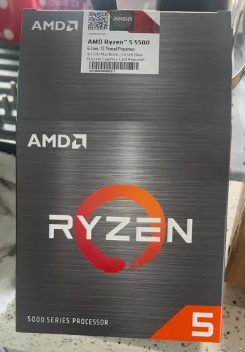 Processador AMD Ryzen 5 5500 - Novo (Apenas Aberto Para Conferência)