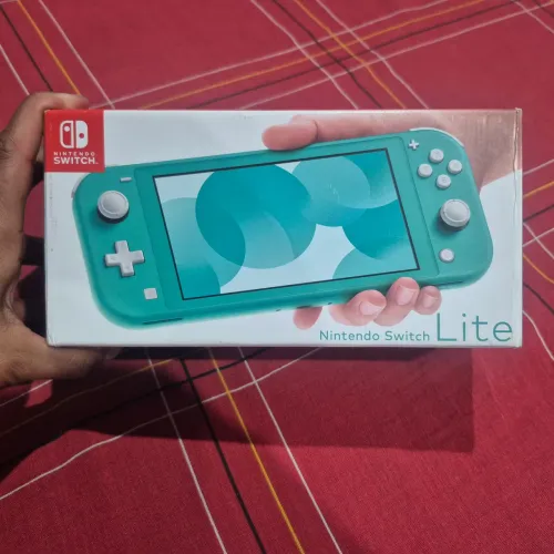 Console Nintendo Switch Lite 32gb Azul Turquesa Standard Tela 5,5'' Cor Azul-turquesa