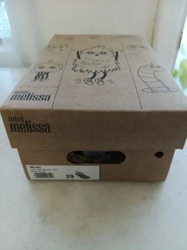 Mini Melissa Strip Violeta - Tamanho 29 nova
