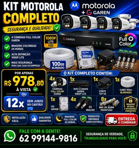 PROMOÇÃO KIT SEGURANÇA 