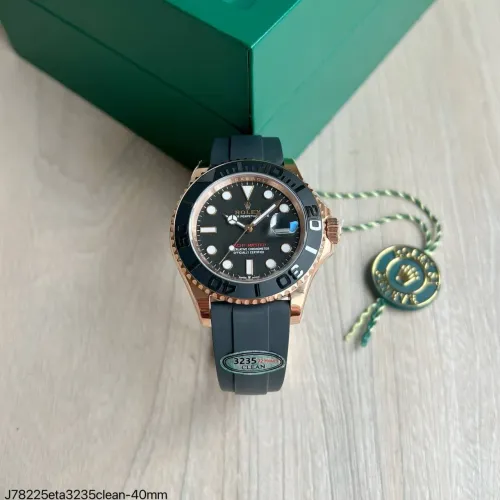Relógio rolex yatch | rose silicone 