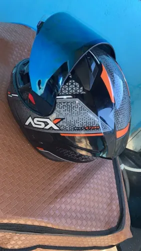 Vendo capacete asx preto Novo