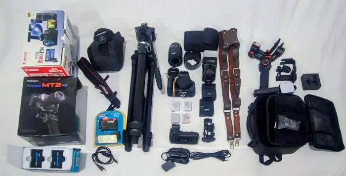 KIT FOTOGRÁFICO / AUDIOVISUAL PROFISSIONAL