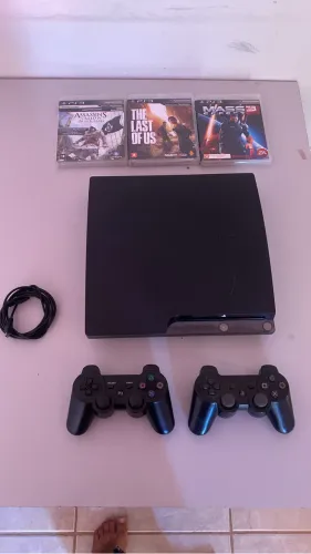 Ps3 slim funcionando perfeitamente