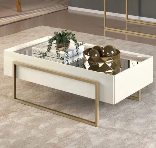 Mesa de centro c/ Tampo ESPELHADO// OFERTA