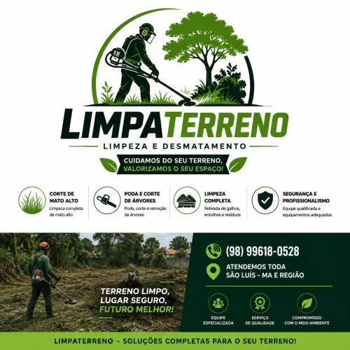 Limpeza de terrenos faça seu orçamento