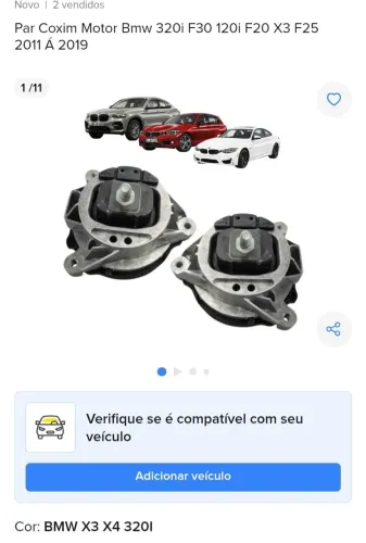 Coxin do motor da bmw
