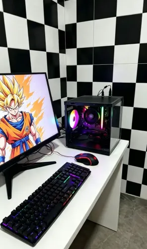 Pc Gamer Ryzen 3 2200g, placa de vídeo Vega 8 roda jogos bem.