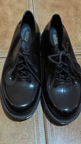 Melissa grunge Oxford cor Vinho
