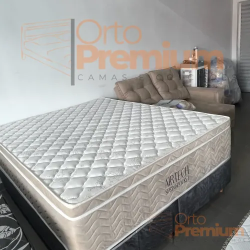 Cama Casal Ortobom Airtech Molas Ensacadas 12x Sem Juros + Frete Grátis