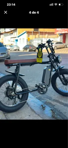 Bicicleta elétrica streetgo S12 na caixa