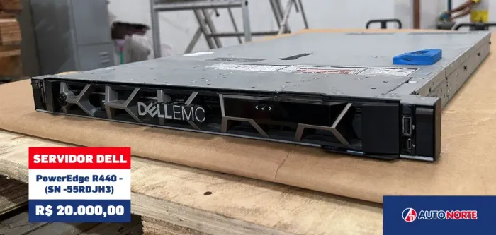 SERVIDOR DELL PowerEdge R440 - (SN -55RDJH3) 