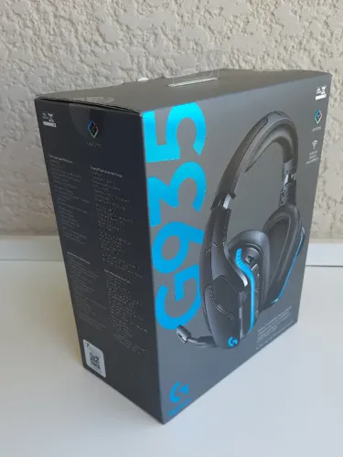 Headset Gamer Logitech G935 - Apenas aberto para conferência e teste