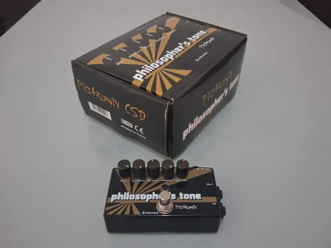 Pigtronix Philosopher's tone compressor e drive. Zerado.