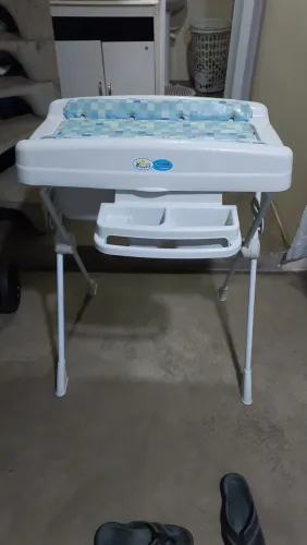 Banheira cm suporte/trocador Burigotto