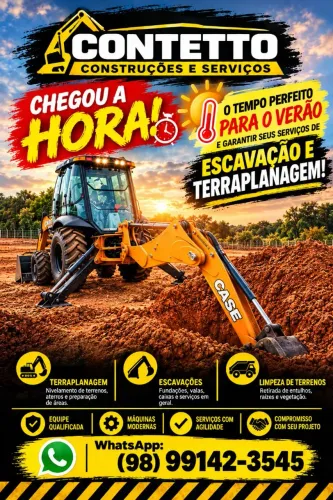 Escavação e terraplanagem 