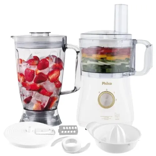 Multiprocessador Philco All In One Citrus 800W Branco 110v NOVO original e garantia