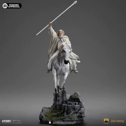 Iron Studios Gandalf o Branco e Shadowfax O Senhor dos Anéis 1/10 CCXP 2024