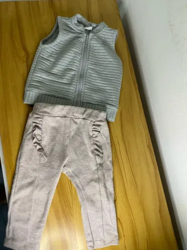 Conjunto calça e colete infantil
