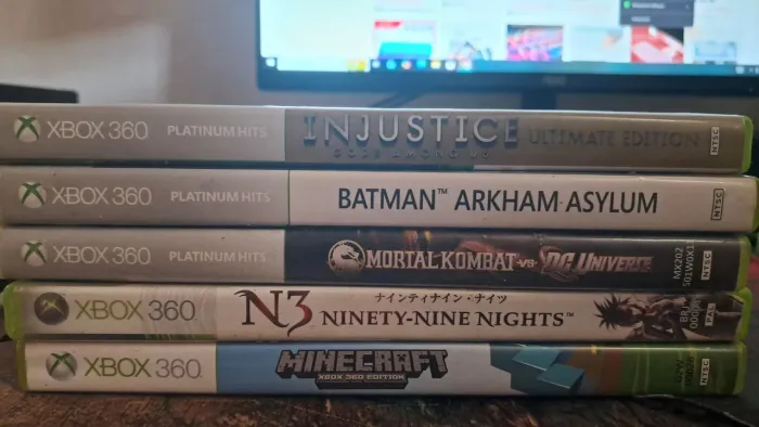 Lote 5 jogos de xbox 360