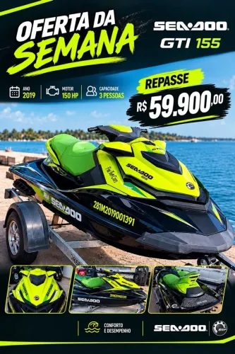 Jet Sea doo GTI 155 - Oportunidade 