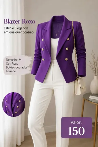Blazer elegante forrado Motf