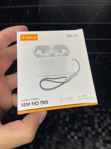 Fone de ouvido sem fio - qualidade de som, bateria dura 4 horas - entrega rápida