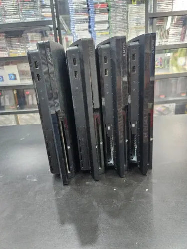 Lote de 16 Consoles Playstation 3 Slim (Sucata/Retirada de Peças)