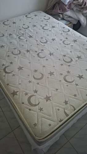 Cama Box Casal Padrão com Colchão Pillow Top