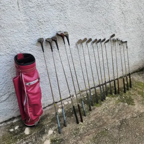 Lote 17 Tacos de Golfe + Mochila Usados
