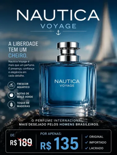 Perfume Náutica Voyage Internacional 100Ml