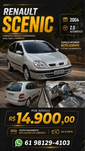 Renault Scenic Rxe/ Privilège 2.0 16V 5P Aut. 2004
