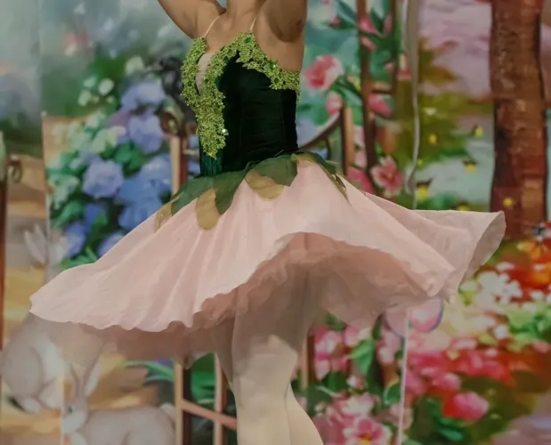 Figurino Ballet Flor