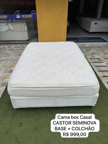 Cama Box Casal Castor SEMINOVA com ENTREGA 