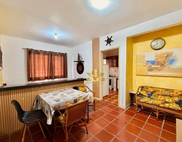 Apartamento com 1 dormitório na Praia da Enseada - Alfa imóveis