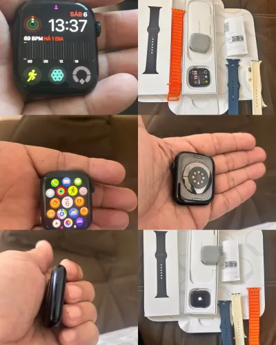 APPLE WATCH SÉRIE 9- 45cm  SEMINOVO MANUAL CAIXA SEM DETALHES 