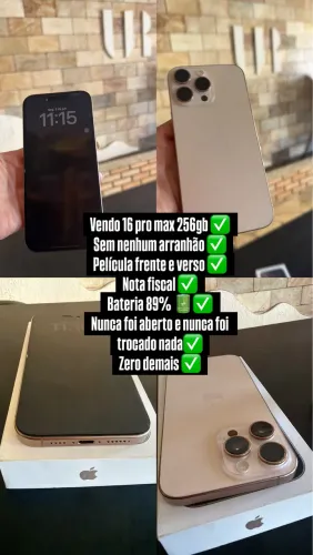 Vendo iPhone 16 pro max 256gb 
