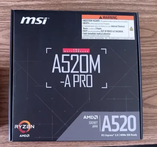 MSI A520M-PRO (No Lacre)