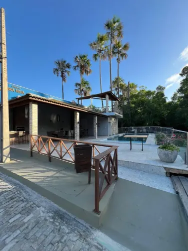 Duplex no Rio Preguiças c/ Pier em Barreirinhas | 4 Suítes + Piscina | Condomínio Boa Vist