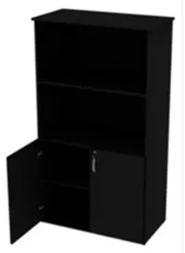 Armário semiaberto preto 