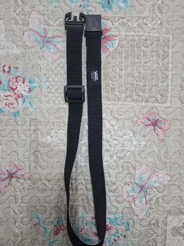Cinto Vans Auden Stretch Black (Tamanho G ao GG)<br><br>Tamanho: G-GG