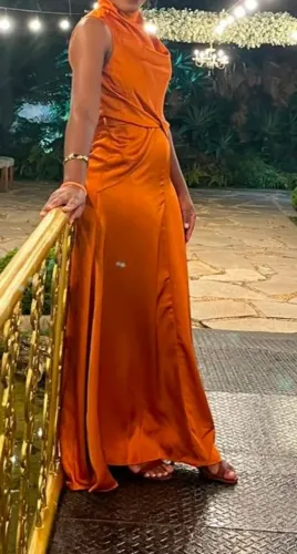 Vestido de festa marca Mamô