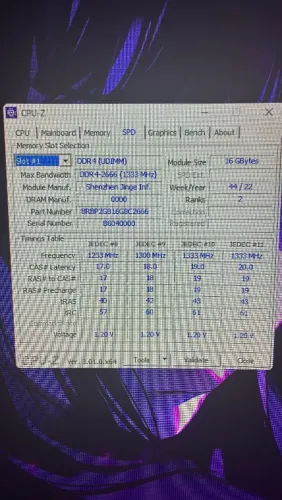 Memória ram 16 gb