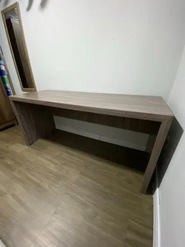 Mesa de Escritório Grande em Madeira - Excelente Estado