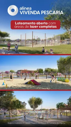Barbada! Vendo lote/ terreno plano em Pescaria/ Laguna a partir de  200 m2