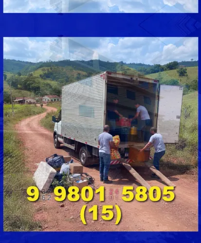Carreto rápido! Faça sua mudança com segurança em Sorocaba, Centro, Parque Bela Vista!
