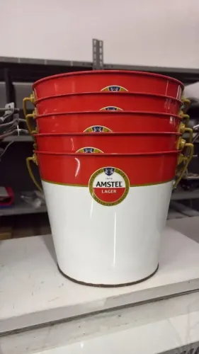 Kit 15 Baldes de Cerveja Variados | Amstel, Bud, Eisenbahn, Itaipava | Bar e Restaurante